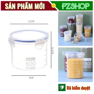 [MỚI 2021] Hộp Nhựa Tròn Cao Cấp Đựng Và Bảo Quản Thực Phẩm Dung Tích 600ml