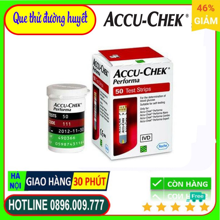 Que Đường Huyết Accu-Chek Performa