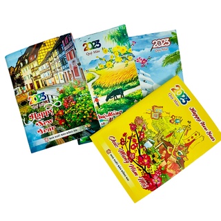 Lịch bỏ túi 2024 - lịch mini bỏ túi tiện ghi chú nhắc nhở