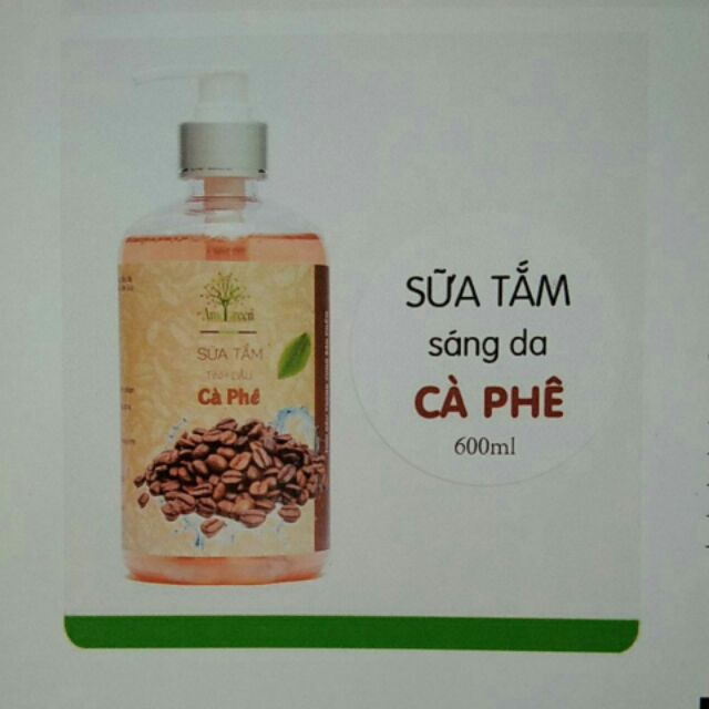 Sữa tắm sáng da cà phê