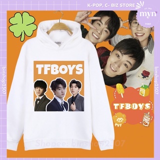 [BST] Áo Hoodie Dài Tay Nỉ Nhóm Nhạc Thần Tượng TFBOYS