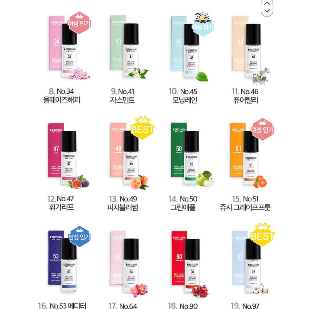 NƯỚC HOA W.DRESSROOM DRESS & LIVING CLEAR ALL MÙI HƯƠNG