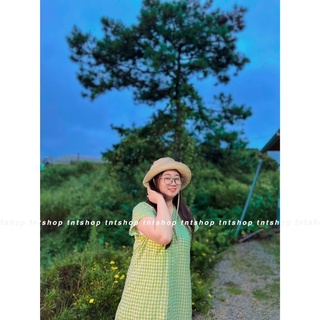 ĐẦM SƠ MI KẺ CARO DÁNG SUÔNG [ TNT SHOP BIGSIZE 60KG 90KG ]