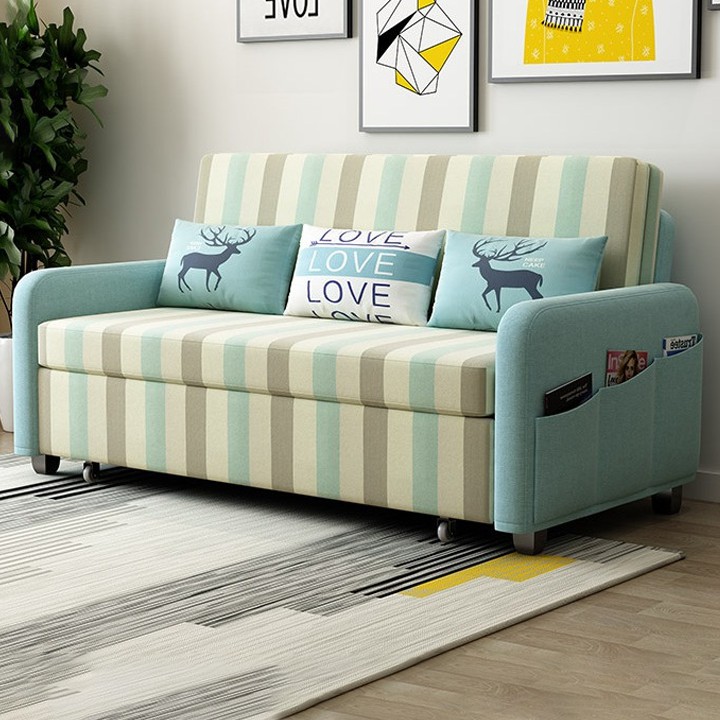 Sofa giường cao cấp T267 1m9x1m92 tặng kèm 3 gối