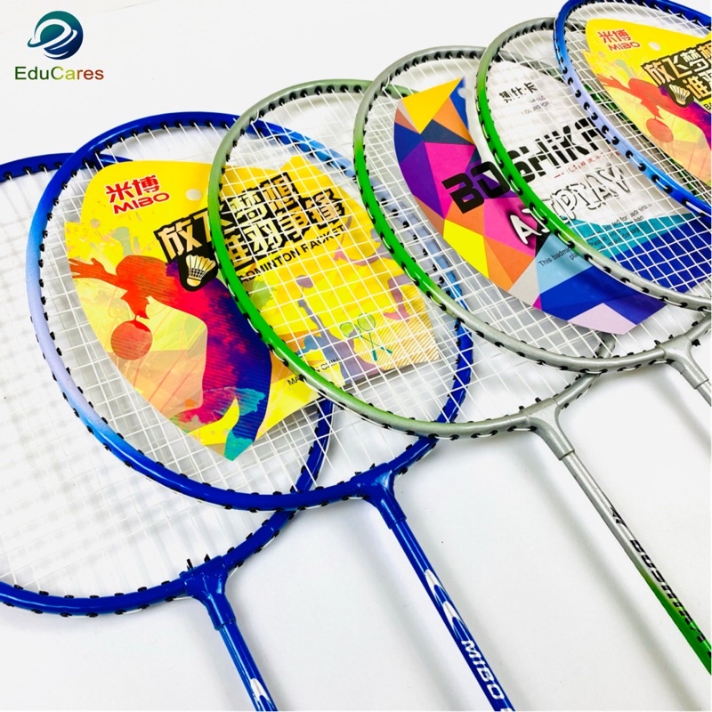 Bộ 02 vợt cầu lông Boshika sport 601 - Tặng kèm 2 quả cầu dành cho học sinh, sinh viên