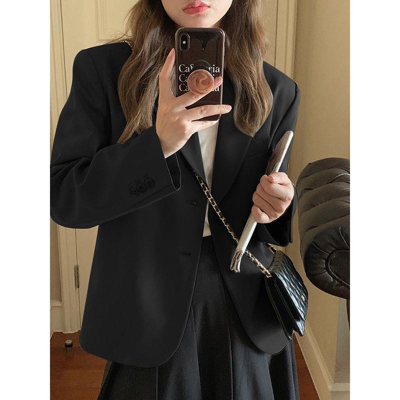 Áo khoác blazer dáng ngắn thời trang xuân thu thanh lịch cho nữ | BigBuy360 - bigbuy360.vn