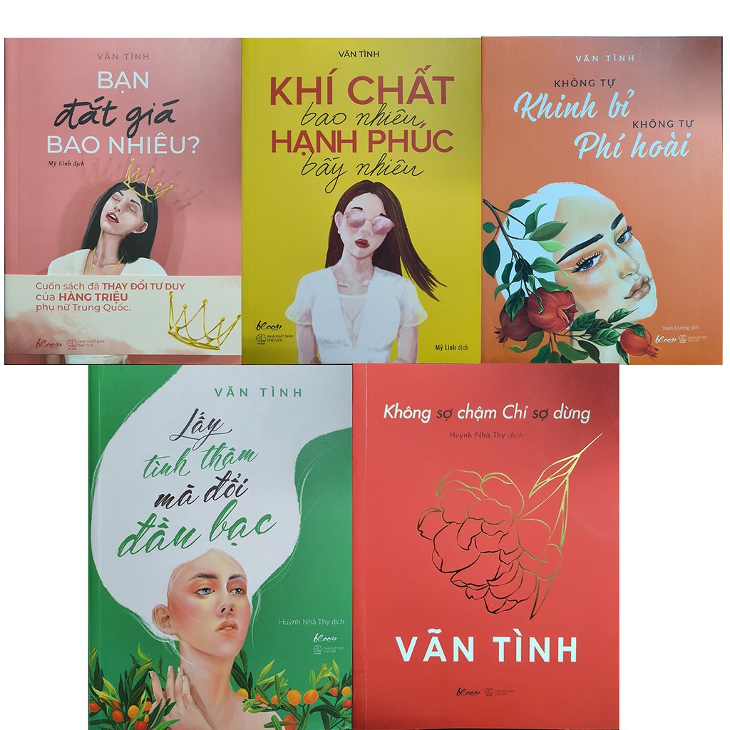 Sách - Bạn Đắt Giá Bao Nhiêu + Lấy Tình Thâm + Không Tự Khinh Bỉ + Khí Chất Bao Nhiêu + Không Sợ Chậm Chỉ Sợ Dừng