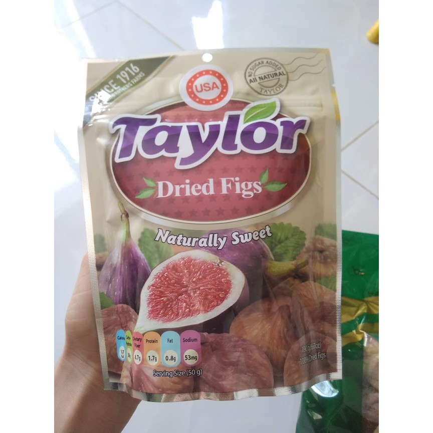 Trái sung sấy khô Taylor nhập khẩu Mỹ 190g