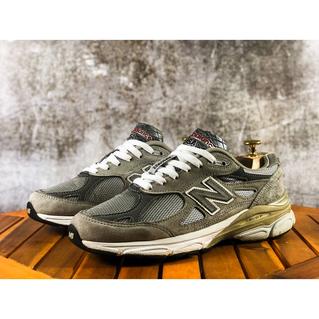 (Size 38) Giày Chạy Bộ Chính Hãng 2hand NEW BALANCE GREY ` < ²