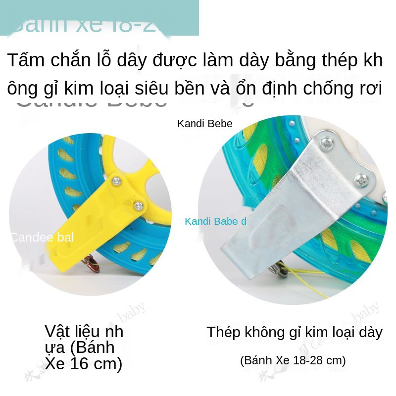 Phụ kiện thiết bị thả cuộn diều bánh xe câm Dụng cụ nhả vật liệu ABS mới trơn và chống rơi