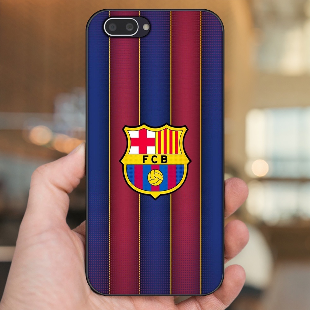 Ốp lưng Oppo A3S viền đen in hình Barcelona Barca