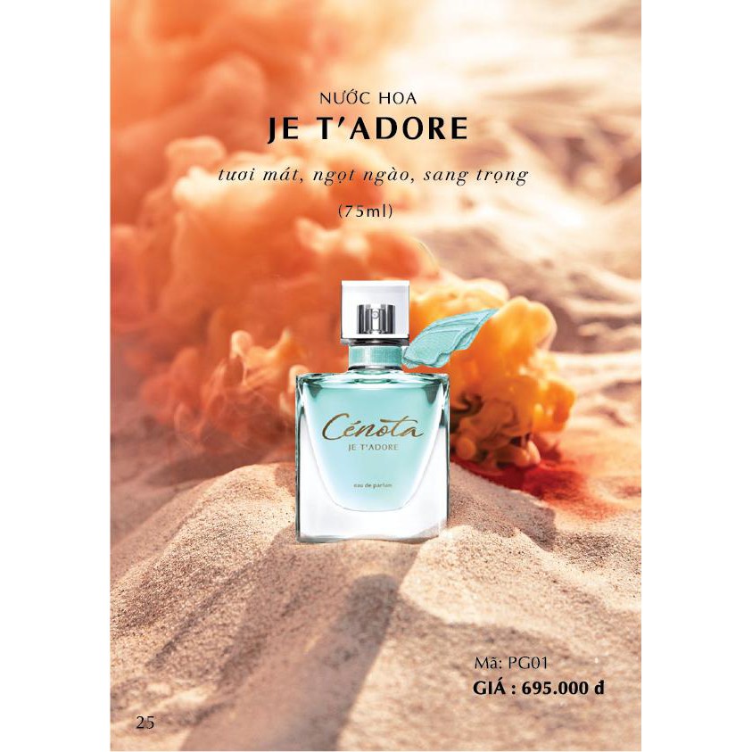 Nước hoa nữ Cénota Je T’ Adore 75ml | Thế Giới Skin Care