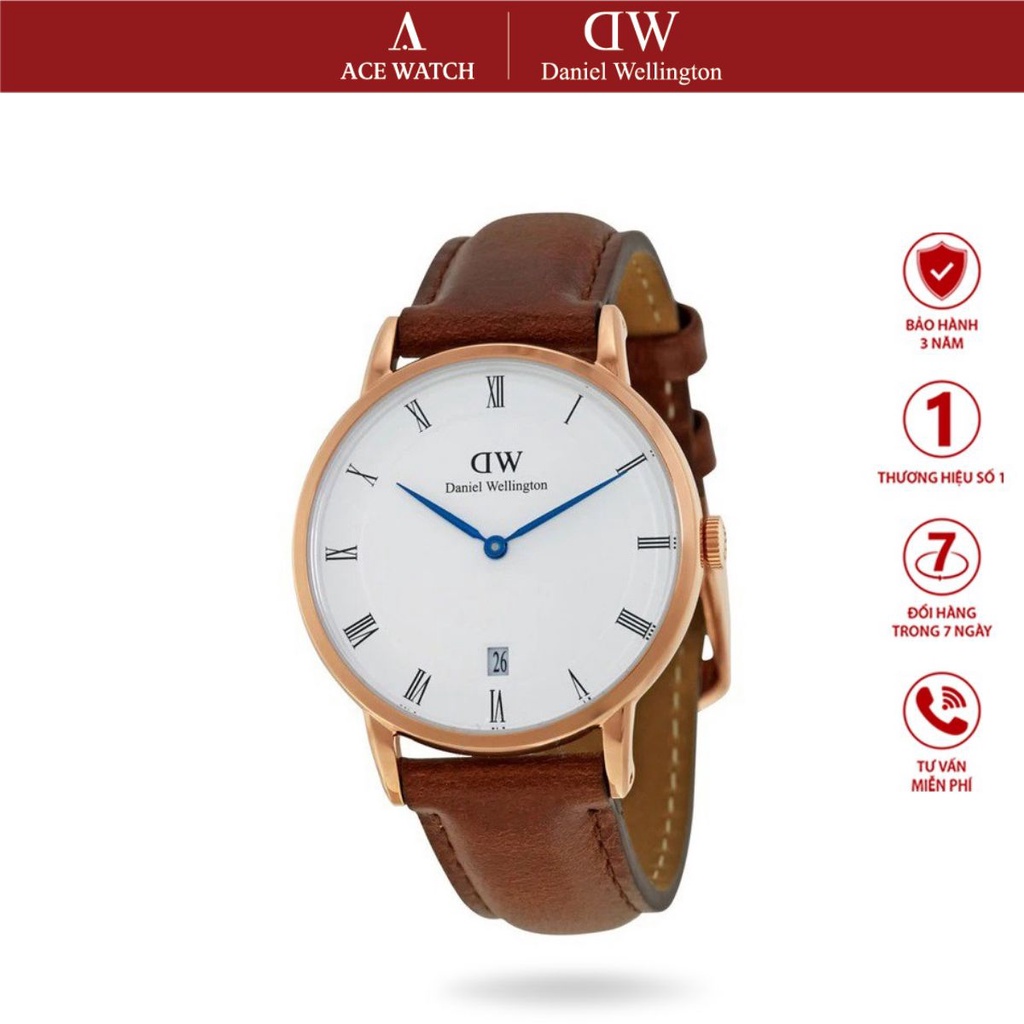 Đồng hồ nam Daniel Wellington Dapper St Mawes viền vàng - DW VIỆT NAM