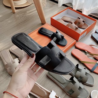 Dép H đen hàng full box ( hàng sẵn )
