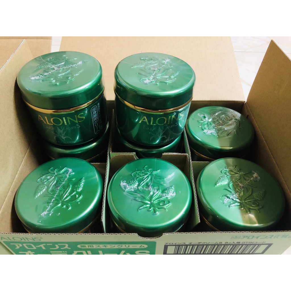 Kem Xanh Lô hội Aloins Eaude Cream Dưỡng Da Toàn Thân Hàng Nhật Nội Địa
