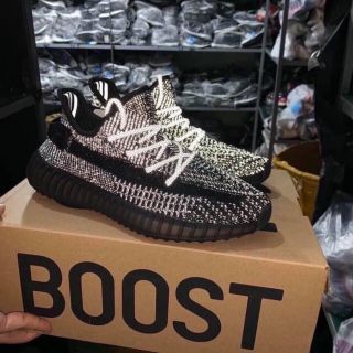 Hàng sẵn + Full box Sneaker Yz350 Đen full Static cao cấp