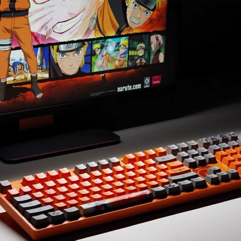 Bàn phím cơ gaming đèn led RGB Akko 3108 - Naruto ver