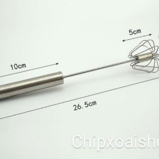 Cây Đánh Trứng INOX Tự Xoay