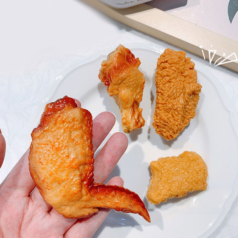 Kẹp tóc hình đùi gà rán ngộ nghĩnh