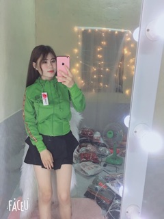 Áo khoác thun nữ có nón
