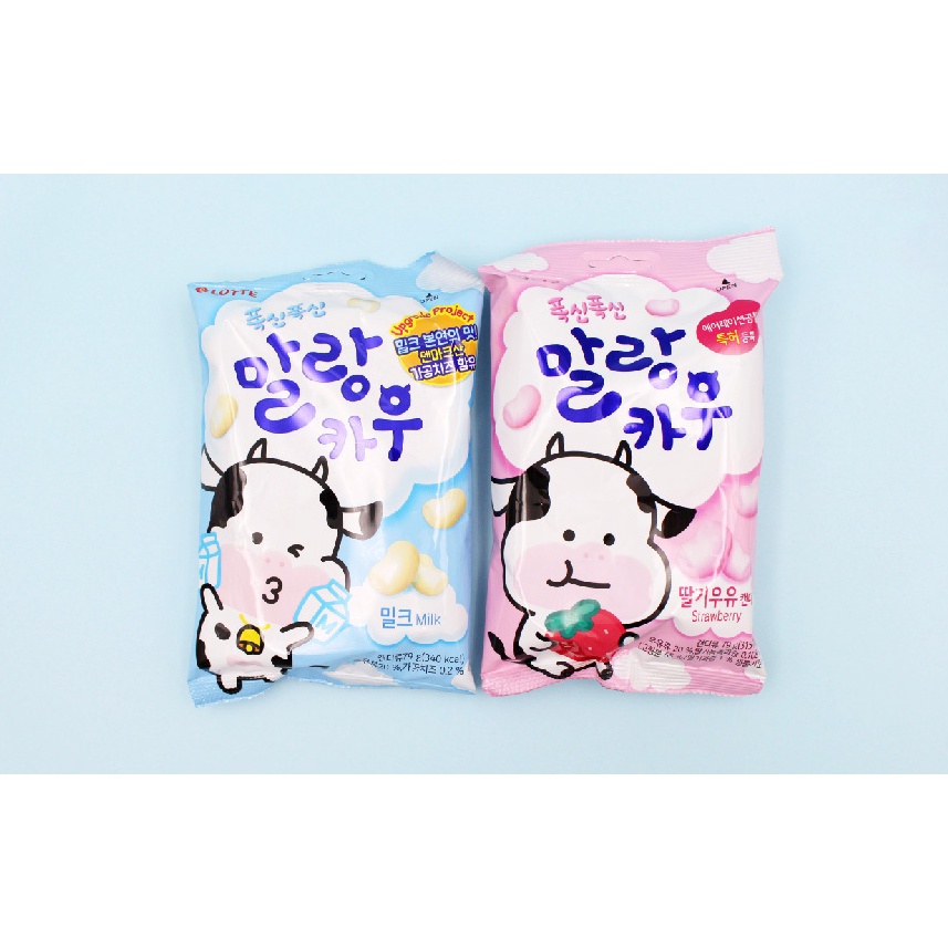 Kẹo sữa bò Hàn Quốc Lotte 79g