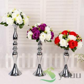 Chân nến hình lọ hoa bằng kim loại dùng cho trang trí tiệc , đám cưới