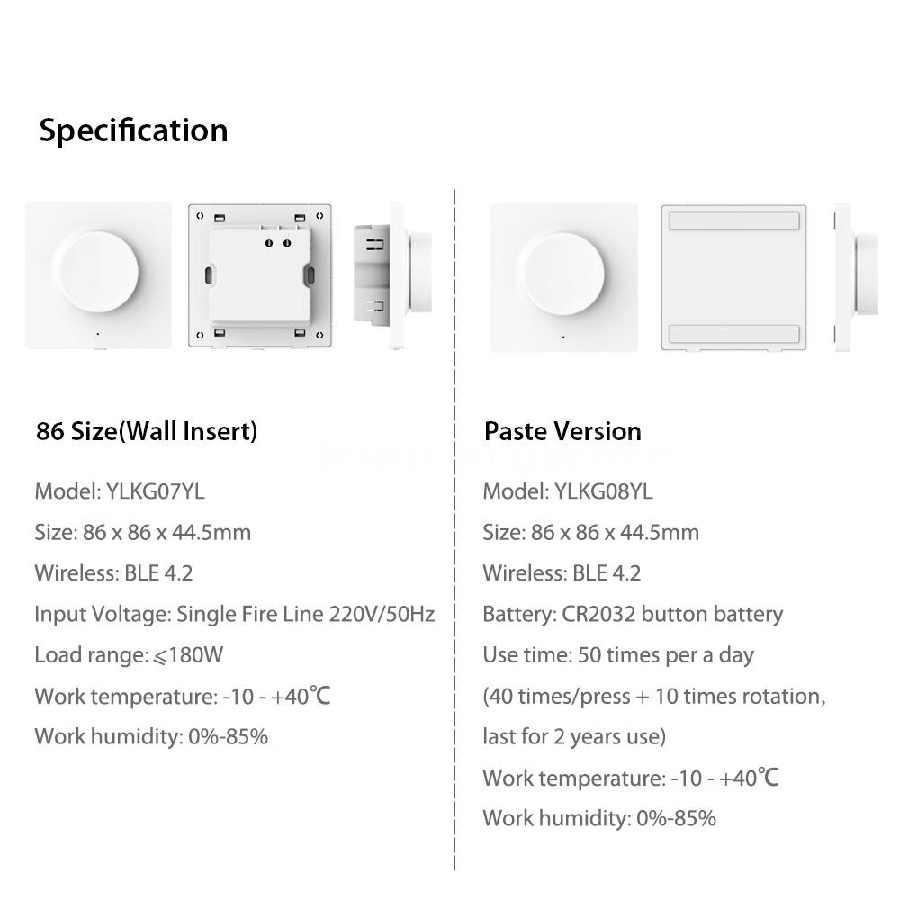 Công Tắc Đèn Gắn Tường Thông Minh Xiaomi Yeelight