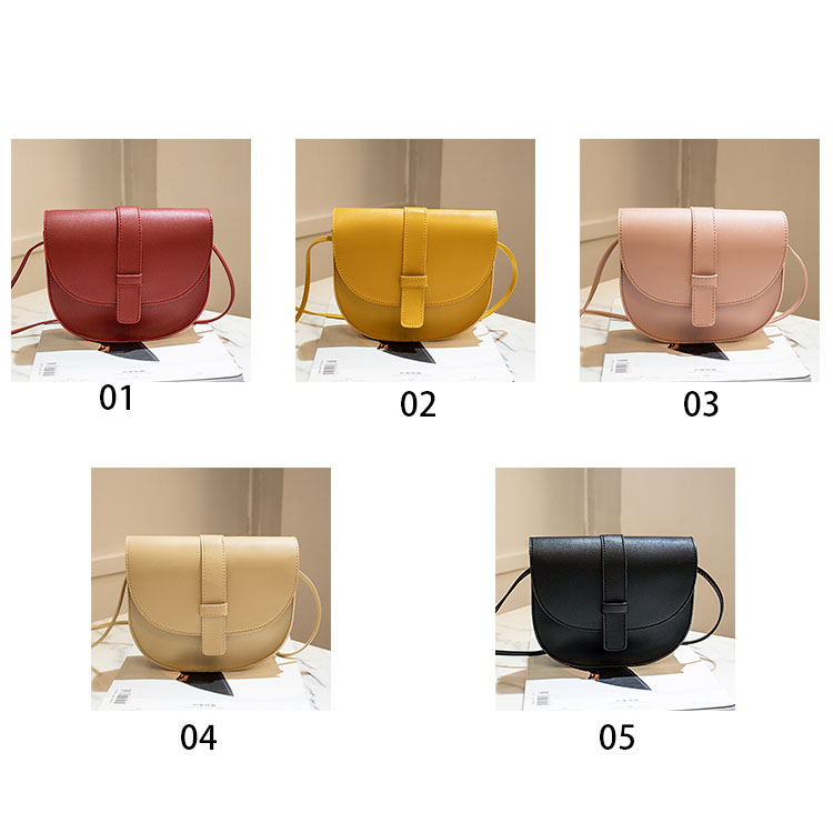 Túi Da Đeo Vai B1260 Màu Trơn Đơn Giản Thời Trang