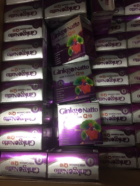 Ginkgo Natto Q10 Tăng cường lưu thông máu, giảm các di chứng sau tai biến