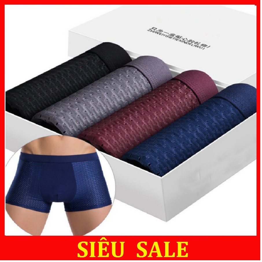 SET 4 Quần Sip Cao Cấp Có Hộp Đựng