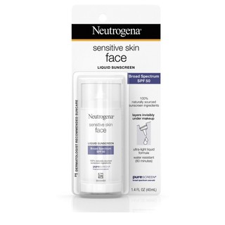 Kem chống nắng cho da mặt nhạy cảm Neutrogena Sensitive Skin Face Liquid SPF 50 (40ml)