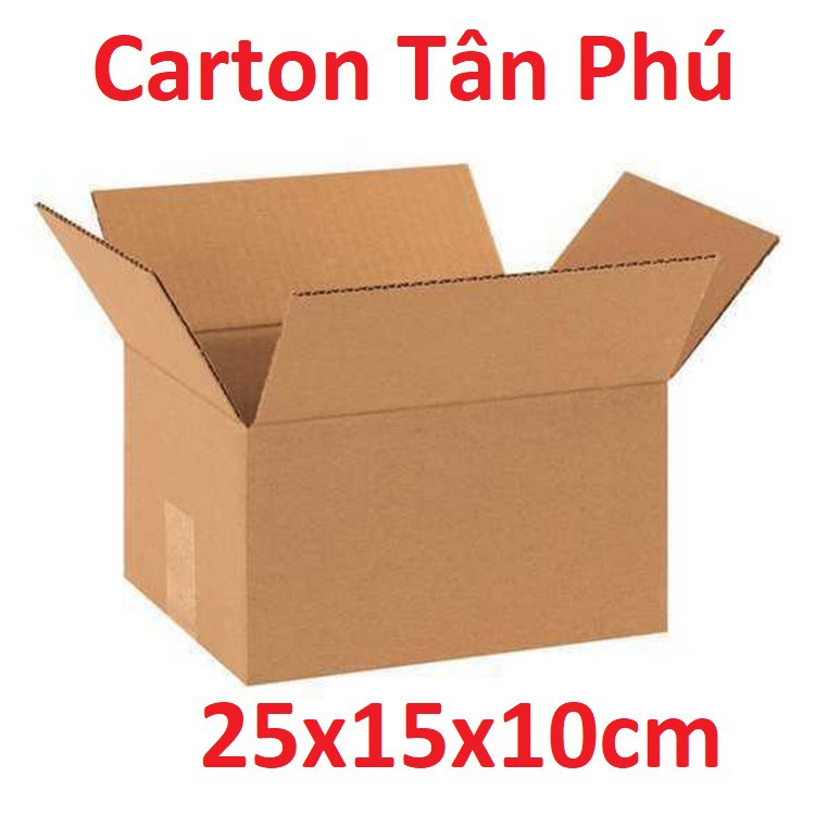 25x15x10 - bộ 10 hộp giấy đóng hàng