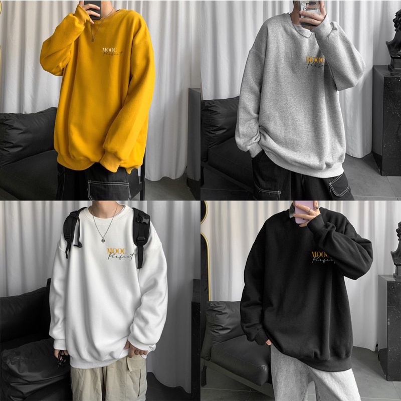 Áo Sweater MOOC CLOTHES Trơn