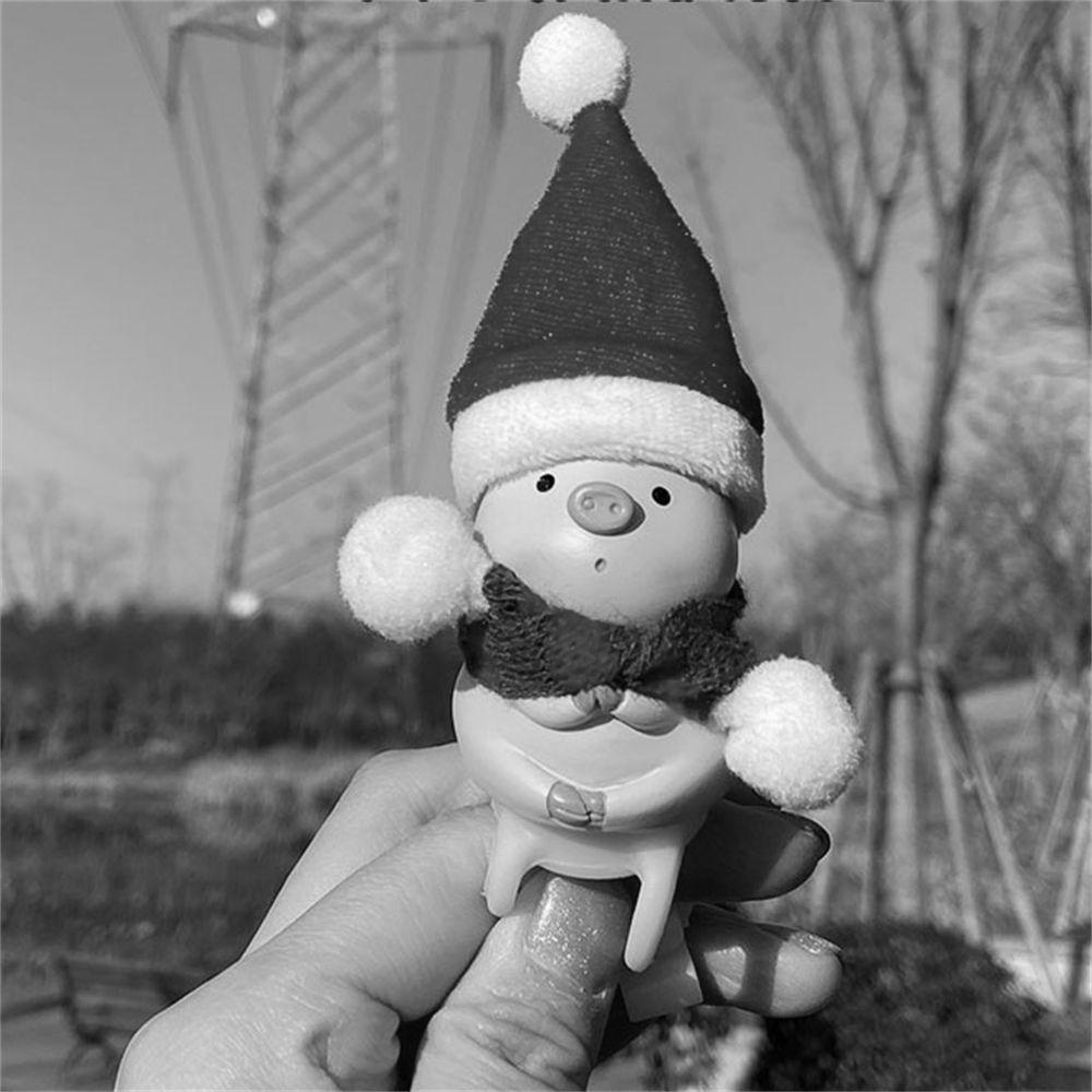 Đồ Chơi Hình Chú Heo Đội Nón Bảo Hiểm Dễ Thương Trang Trí Xe Đạp / Nón Bảo Hiểm VANES1