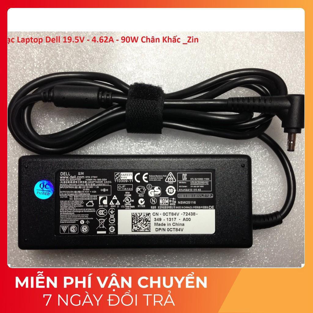 ⚡️[Sạc zin]Sạc Laptop Dell 19.5V - 4.62A - 90W Chân Khấc