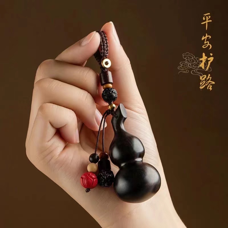 Dây Móc Khóa Mặt Hình Quả Bầu Hồ Lô Nhỏ May Mắn Sáng Tạo Chất Lượng Cao Cho Cặp Đôi hkc