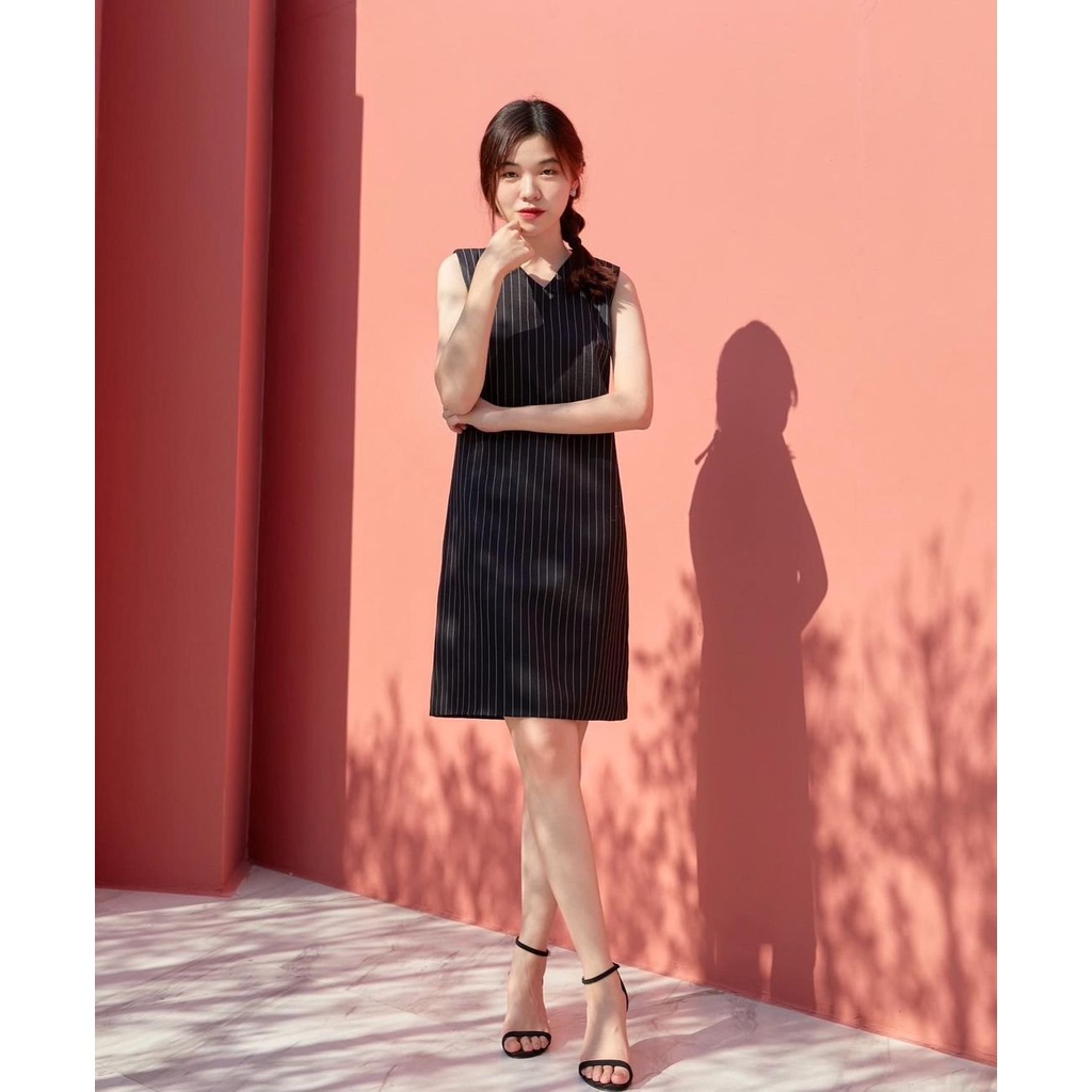 LIGAM - ĐẦM AMY DRESS KẺ SỌC