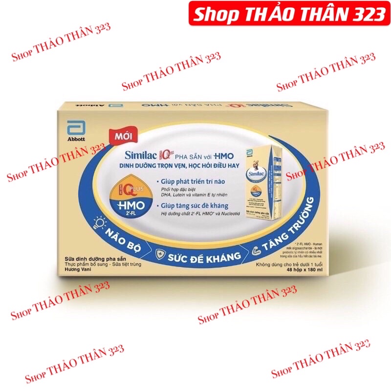 ❤Date T2/2022-MẪU MỚI -Thùng 48hộp Sữa Similac Pha Sẫn HMO