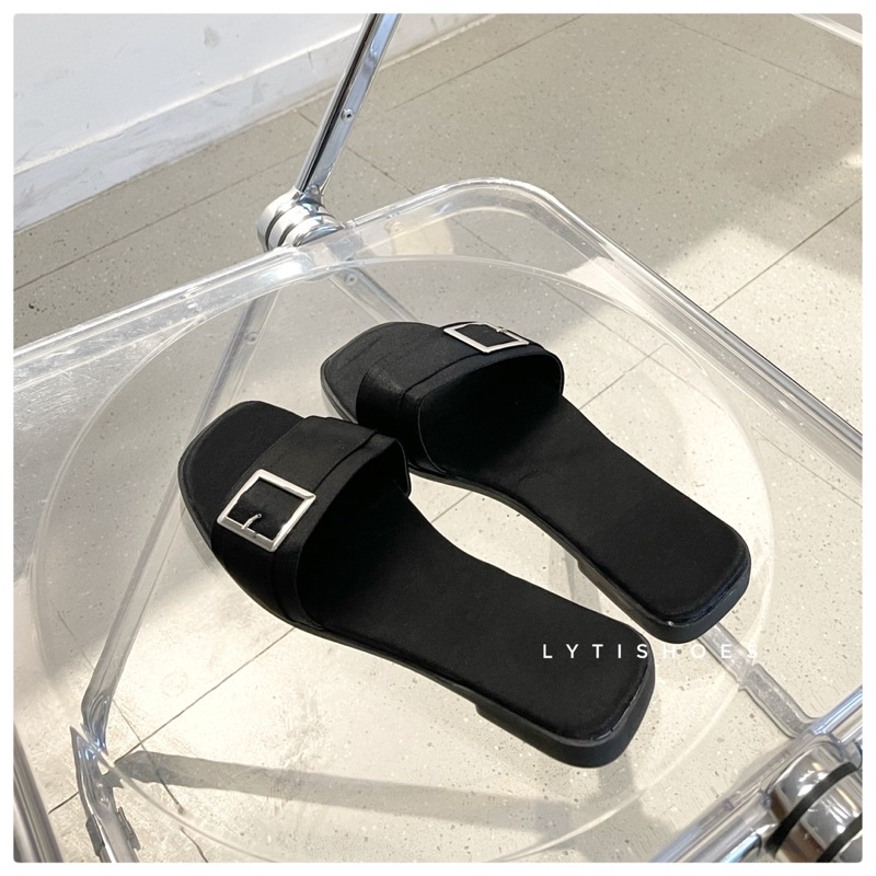 Dép Lụa Khoá Vuông G97