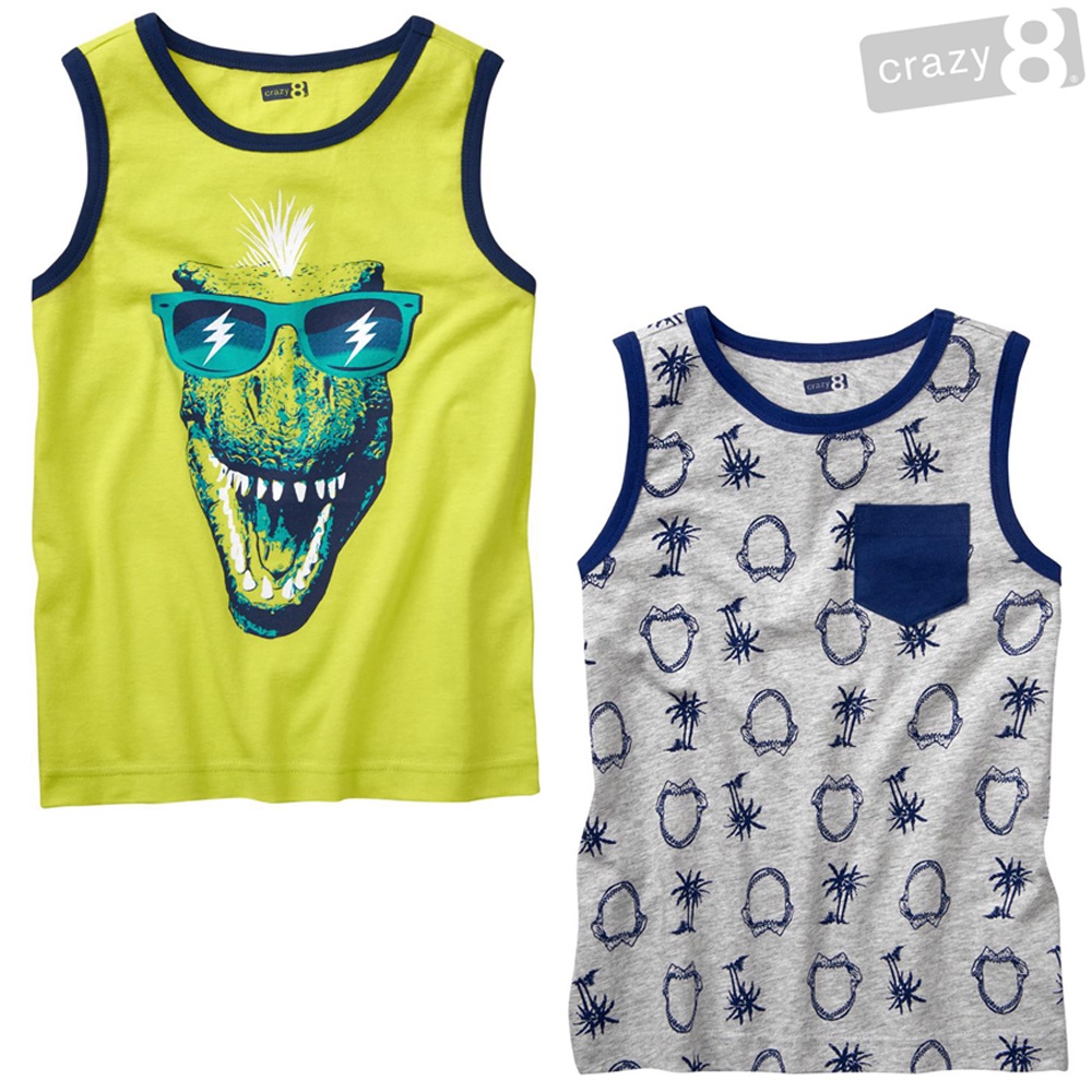 Áo thun 3 lỗ Crazy8 bé trai. Hàng XK, made in vietnam chuẩn xịn