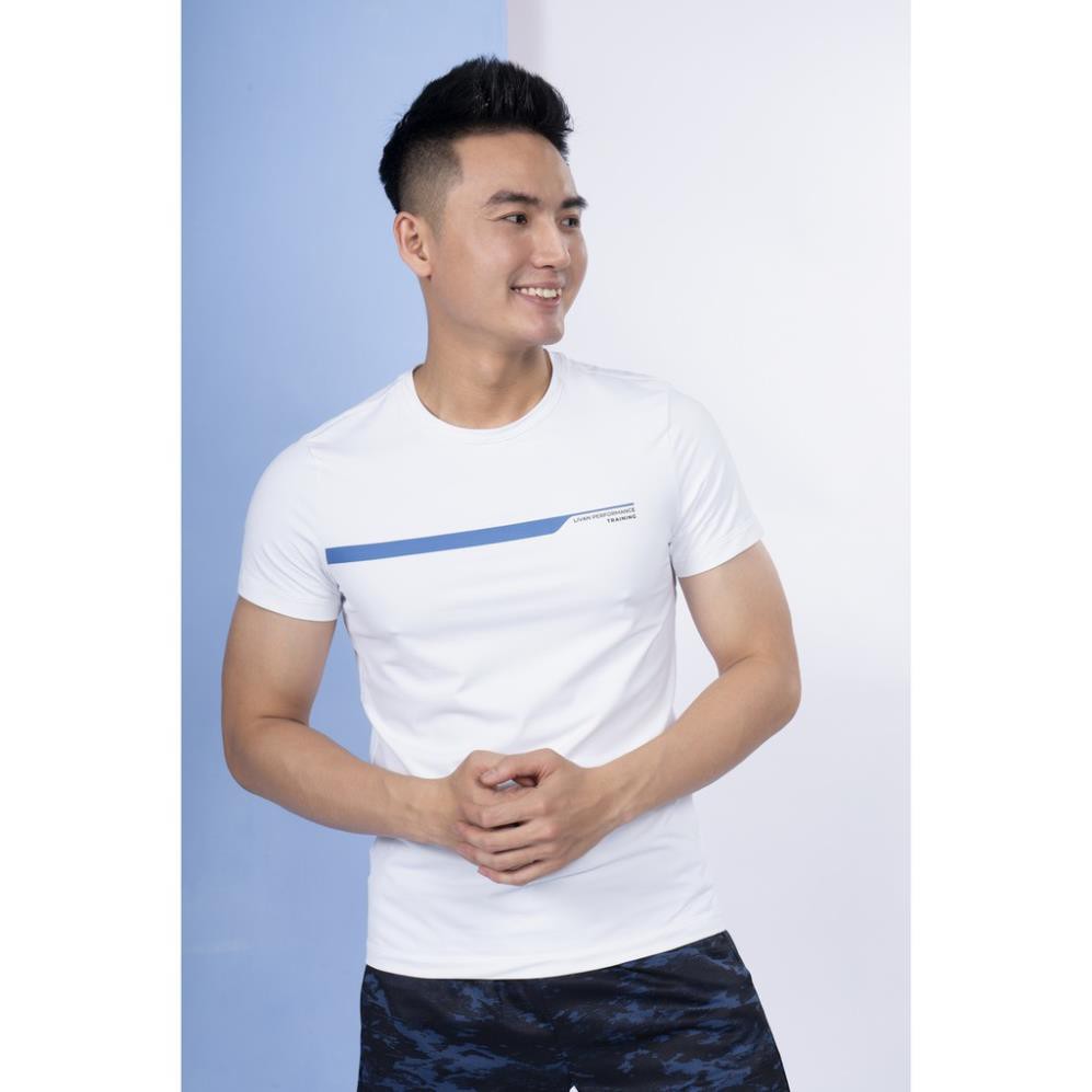 Áo T-shirt Nam Livan Sport Năng Động Trẻ Trung Meta Cool Màu Trắng ་