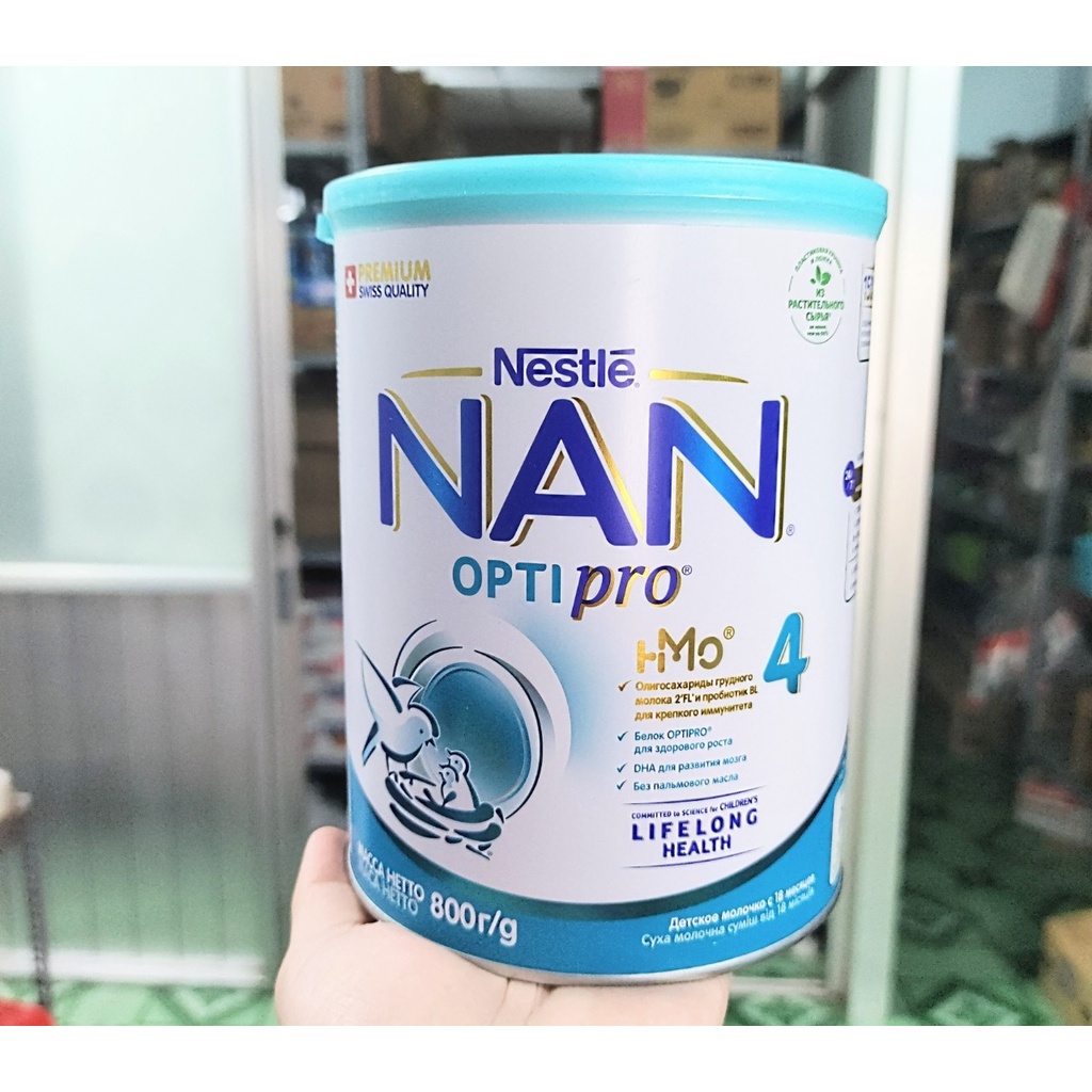 SỮA NAN OPTIPRO NGA SỐ 1-2-3-4 HỘP 800GR