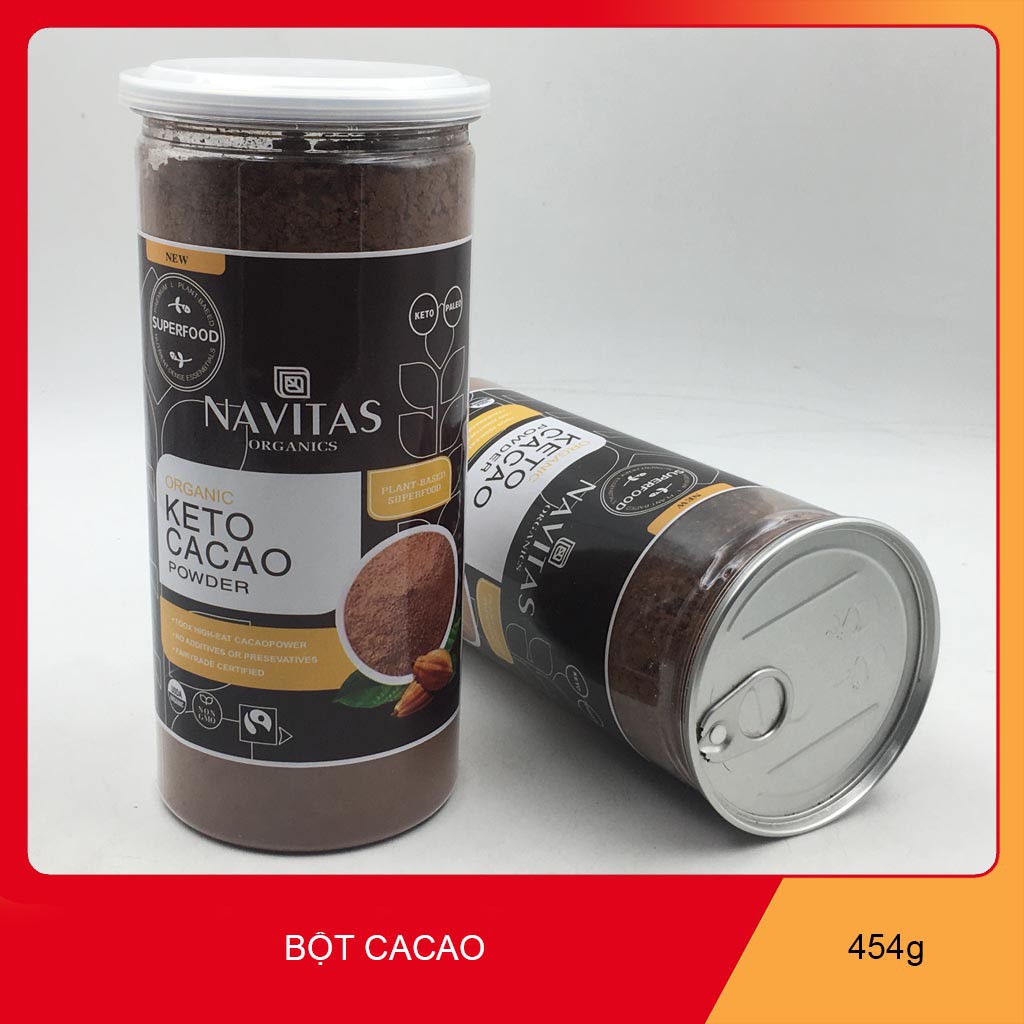 [Mã 159FMCGSALE giảm 8% đơn 500K] Bột Cacao nguyên chất nhập khẩu 100%. Khối lượng 1LB =454gr.
