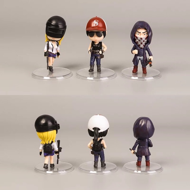 Set 7 Mô Hình Nhân Vật Lính PUBG 3-8cm