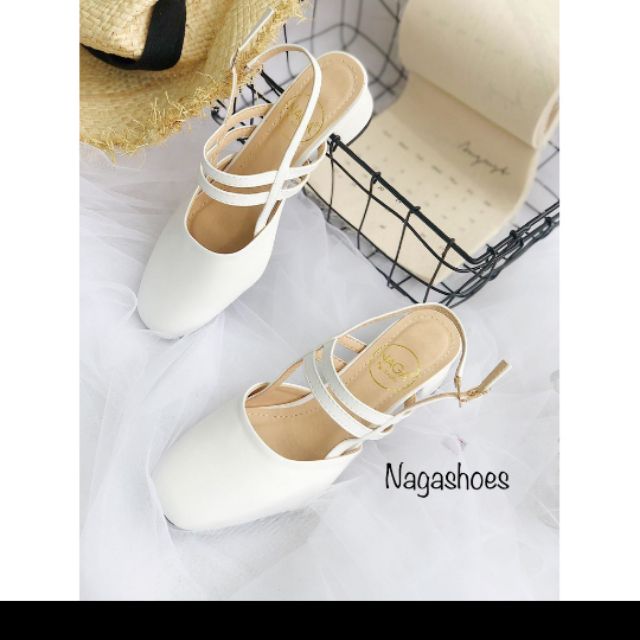 Thanh lý giày nagashoes trắng size 36, 37