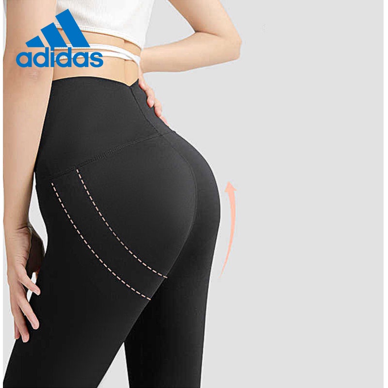 Adidas Quần Legging Thể Thao Lưng Cao Không Đường May Thời Trang 2022 Cho Nữ