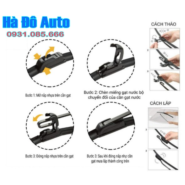 Bộ Chổi Gạt Mưa Theo Xe Huyndai Santafe 2016 2017 2018 2019 2020 2021 2022 Gạt Mềm Boss - Chổi Gạt Mưa Santafe 2016/2022