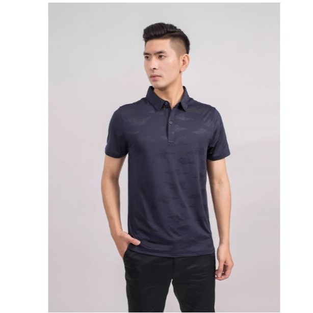 Áo polo nam ARISTINO họa tiết dệt jacquard độc đáo, màu sắc cơ bản dễ phối trang phục - APS086S9