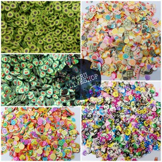 Nail đất sét lát ĐỒ CHƠI  trang trí Slime toru_slime