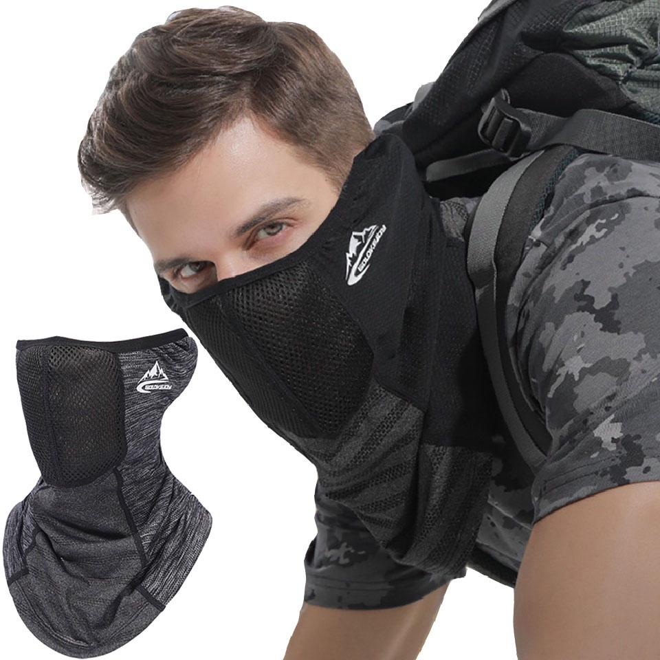 Khẩu Trang Che Mặt Chống Tia UV Chắn Gió Thoáng Khí Tiện Dụng